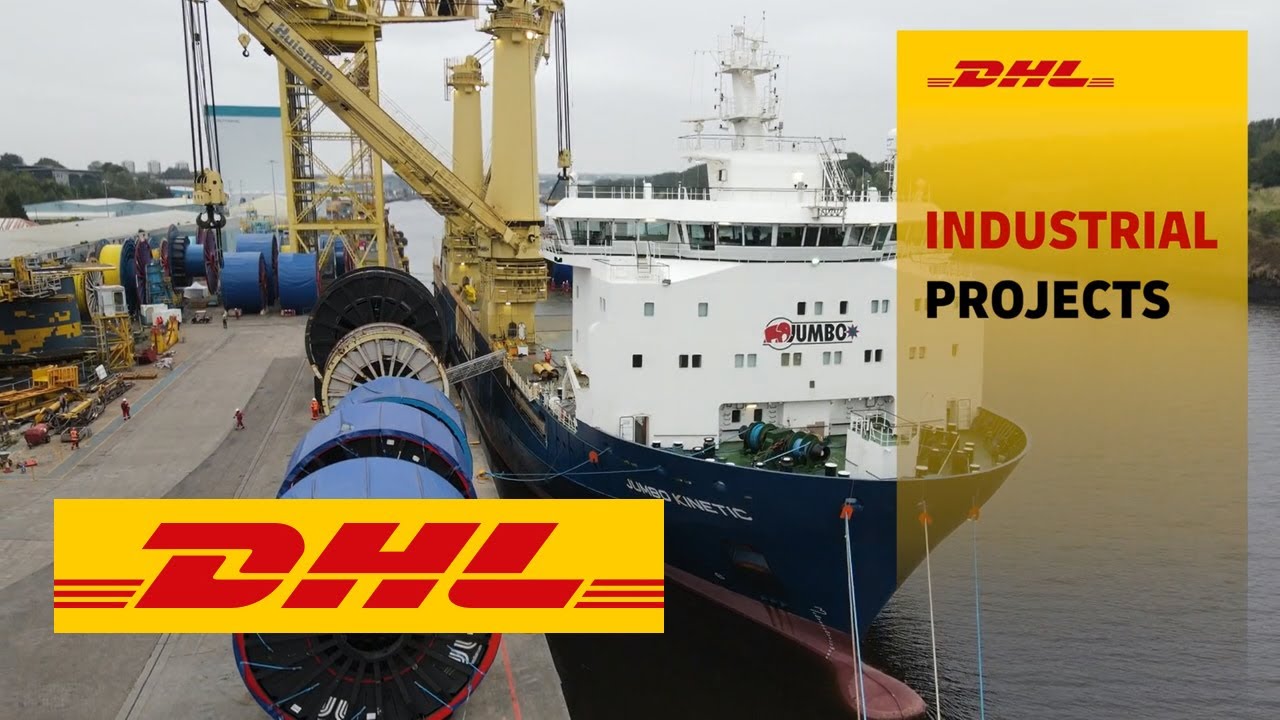 DHL Industrial Projects | DGF Connects Continents with 9 Heavy Reels from the UK to the UAE