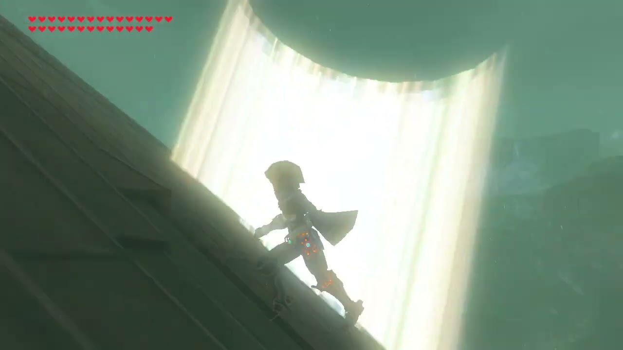 When the Goddess Statue is so SHINY that this happens: