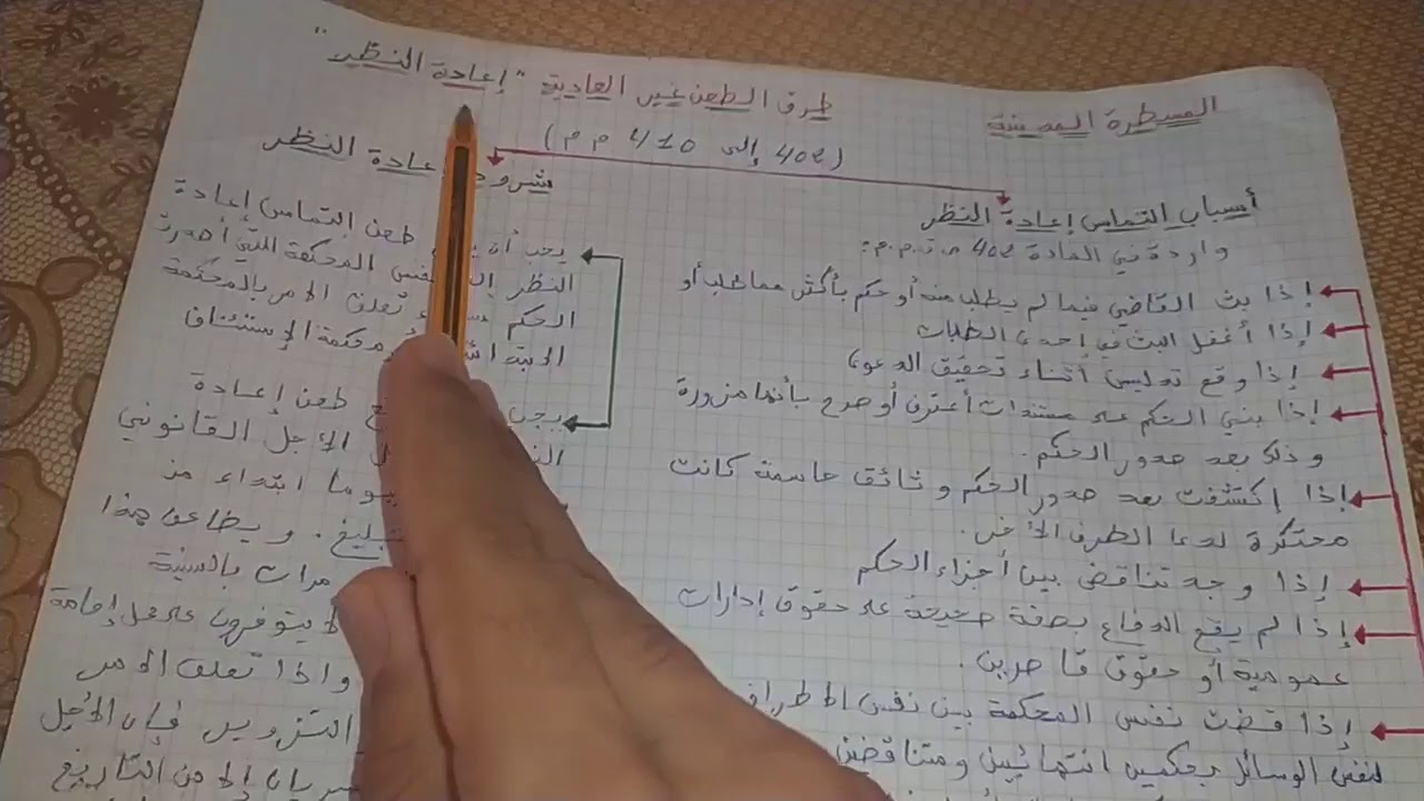 أجي تفهم المسطرة المدنية :7: طرق الطعن غير العادية 1 