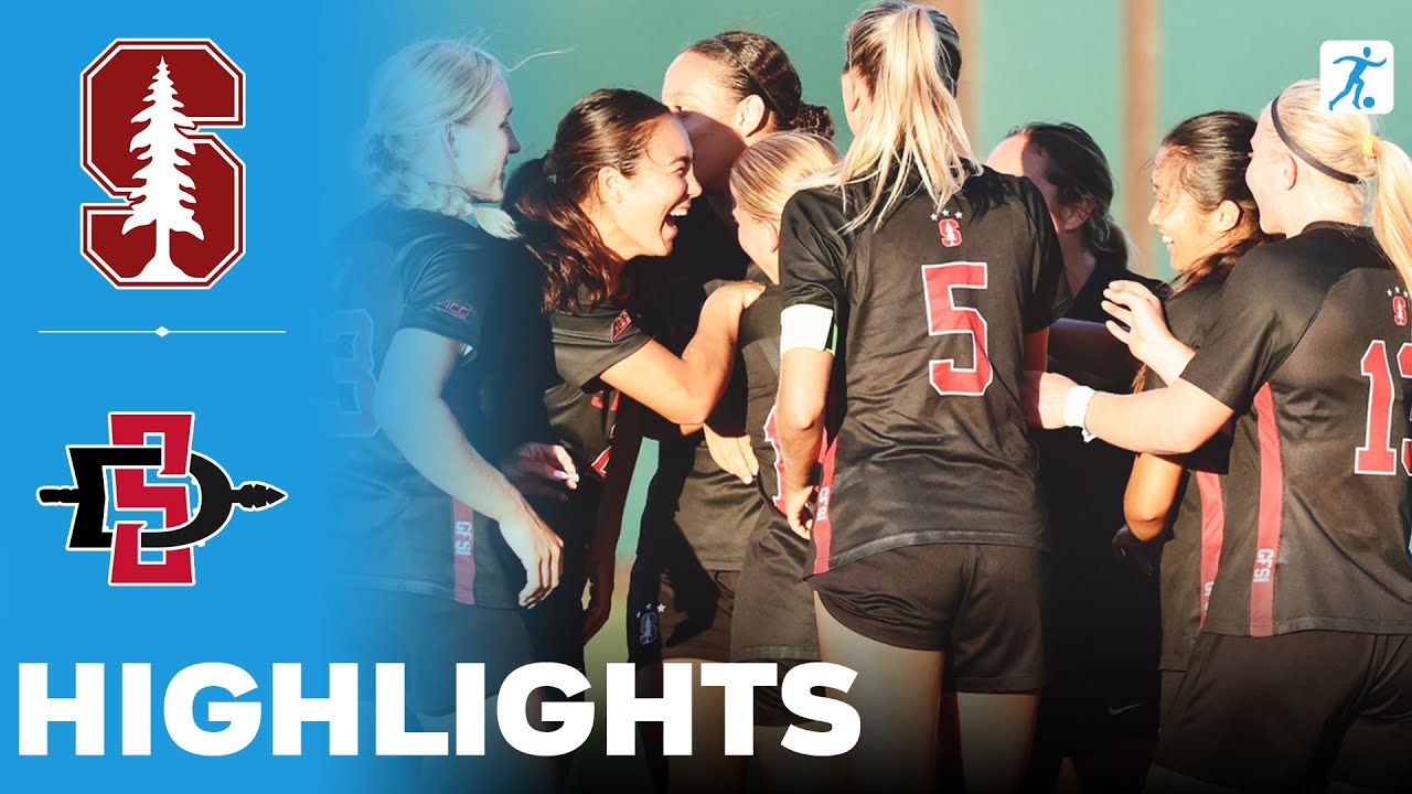 Stanford vs San Diego State | NCAA College Women's Soccer | Highlights - August 21, 2025