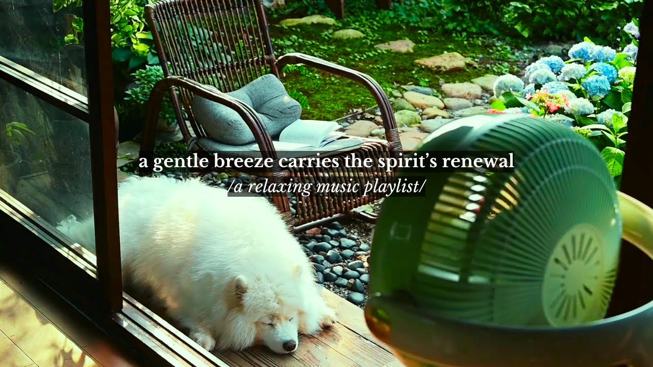 a gentle breeze carries the spirit's renewal - /relaxing music playlist for you soul/