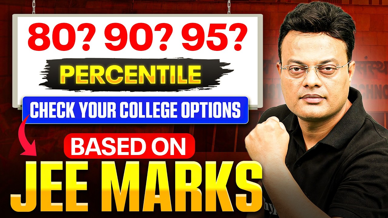 JEE Mains Result OUT 🔴| Marks vs Percentile Analysis – Check Your Best College Options LIVE!🔥