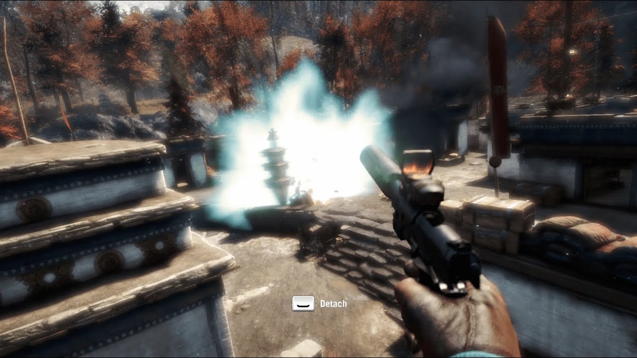 Farcry 4 Badass outpost liberations(ft. ATV-C4, grenade in a bucket & a 200 IQ move) HD 1080p/60fps