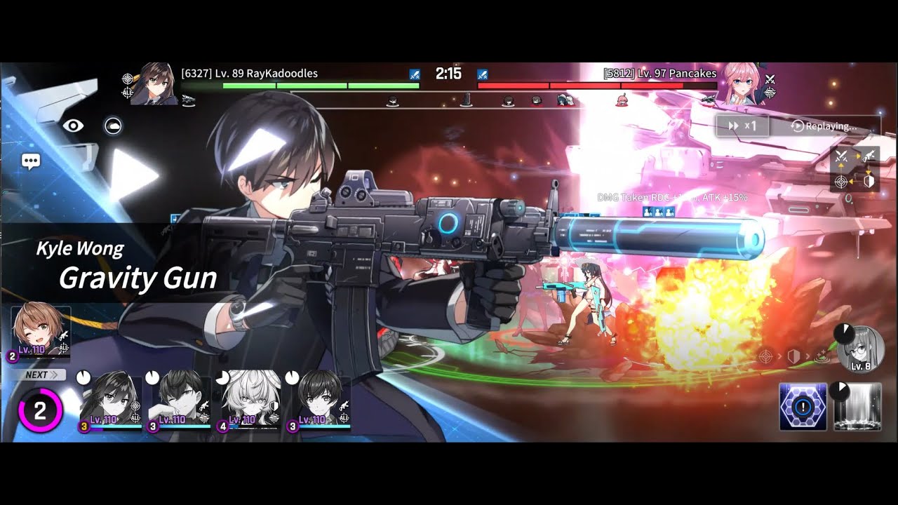 Counter:Side Global PVP Highlight: Kyle holds, Shiyoung sieges