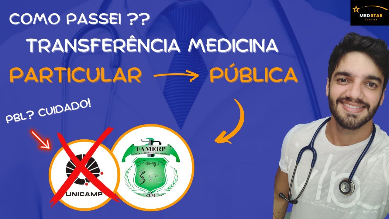 TRANSFERÊNCIA MEDICINA DE PARTICULAR PARA PÚBLICA. Como passei? + Resolução de Ex [LEIA DESCRIÇÃO]