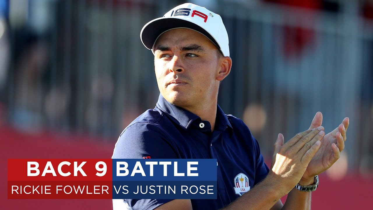 Rickie Fowler and Justin Rose Go HEAD-TO-HEAD on the Back Nine at Hazeltine | 2016 Ryder Cup