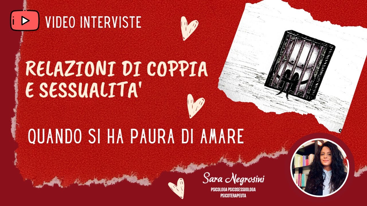 PROBLEMI DI COPPIA - FILOFOBIA: LA PAURA DI AMARE