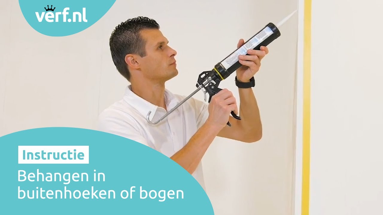 Behangen in buitenhoeken of op bogen | Behang instructies | Verf.nl