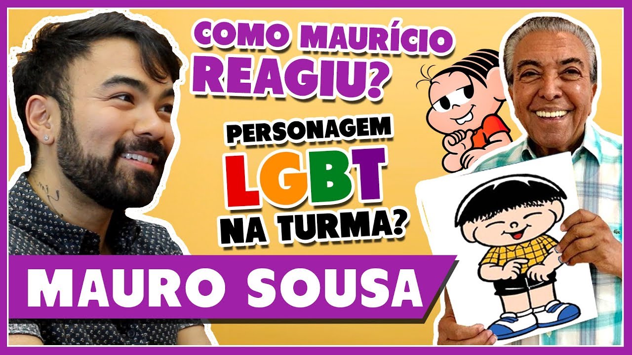 Como MAURÍCIO DE SOUSA reagiu ao filho GAY? TURMA DA MÔNICA terá LGBT? - Identidade - Põe Na Roda