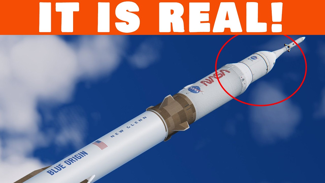 Каким-то образом ракета Blue Origin New Glenn стала точной копией ракеты SLS от NASA! Лучше, чем ...