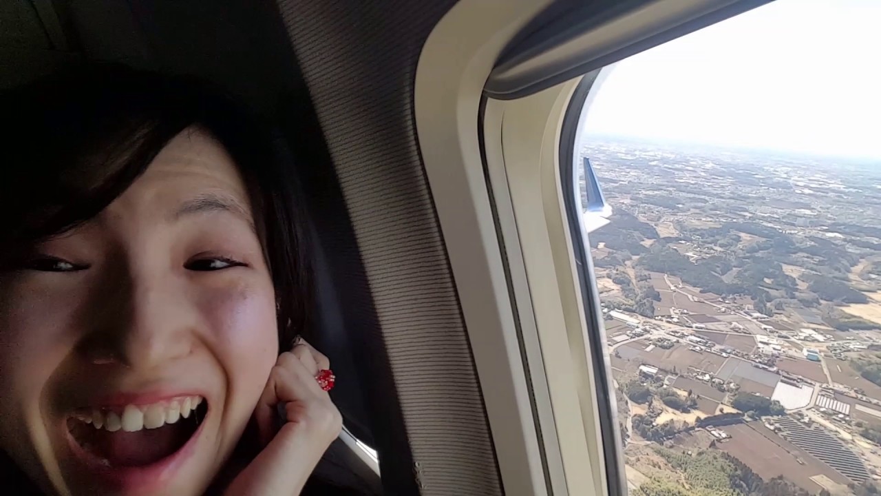 The very First Takeoff in my life!! from Tokyo(Narita) to Guam/人生初飛行機！東京からグアムへ