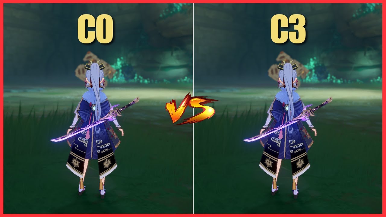 THE DIFFERENT BETWEEN C0 AYAKA VS C3 AYAKA COMPARISON DAMAGE