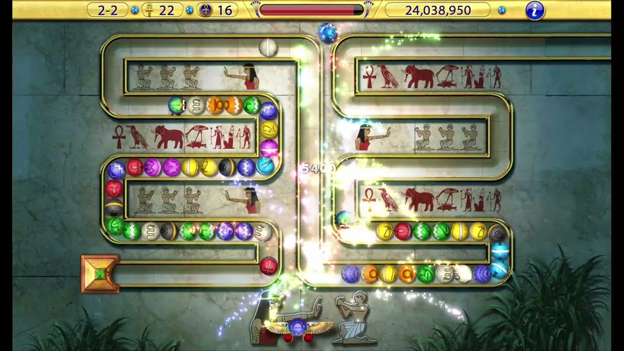 Luxor: Amun Rising HD. Challenge of Horus. Stage 2-5