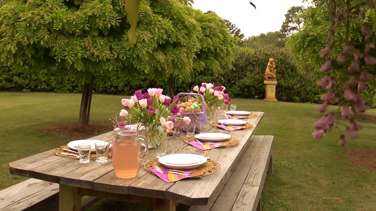 Outdoor Easter Table | At Home With P. Allen Smith