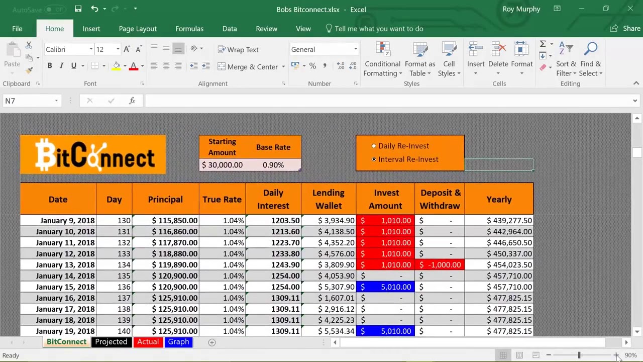 New Bitconnect Calculator v2 0