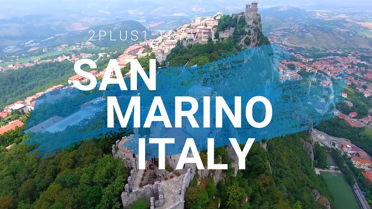 San Marino Italy - 4K (drone & walk tour)