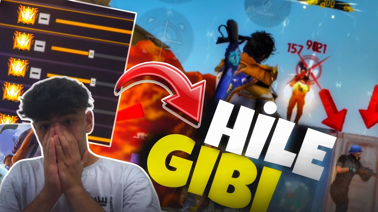 FREE FİRE HASSASİYET AYARI 🤯 - HİLE GİBİ UMP 😳   | FF Mikail