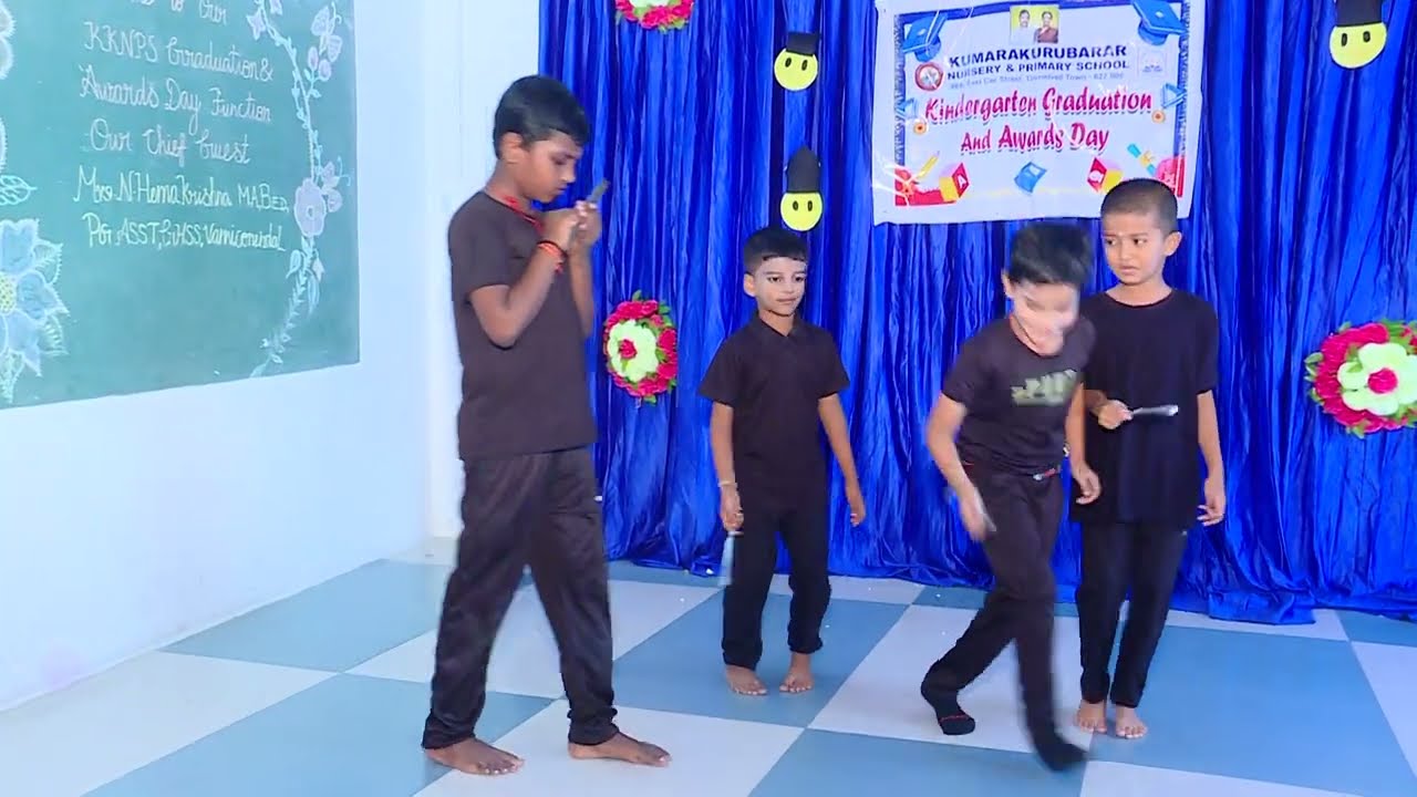 Mime on Safety during Diwali - Awards Day 2025-26 Kumarakurubarar School