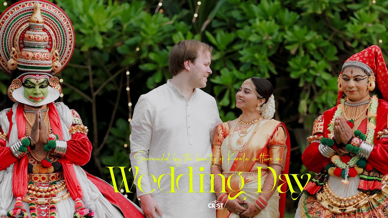 Kerala Tradition Meets Global Love ❤️ A truly unforgettable Indian wedding moment! | Julian & Swathi