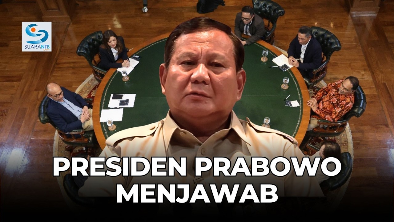 Tanpa Sensor! Prabowo Jawab Isu Panas: Ekonomi, Demo, hingga Kebebasan Bersuara