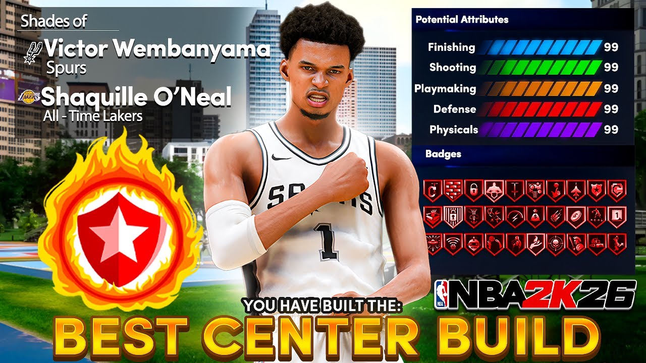 🔴LIVE: #1 BEST CENTER BUILD In NBA 2K26 + 99 OFFENSIVE REBOUNDING!!