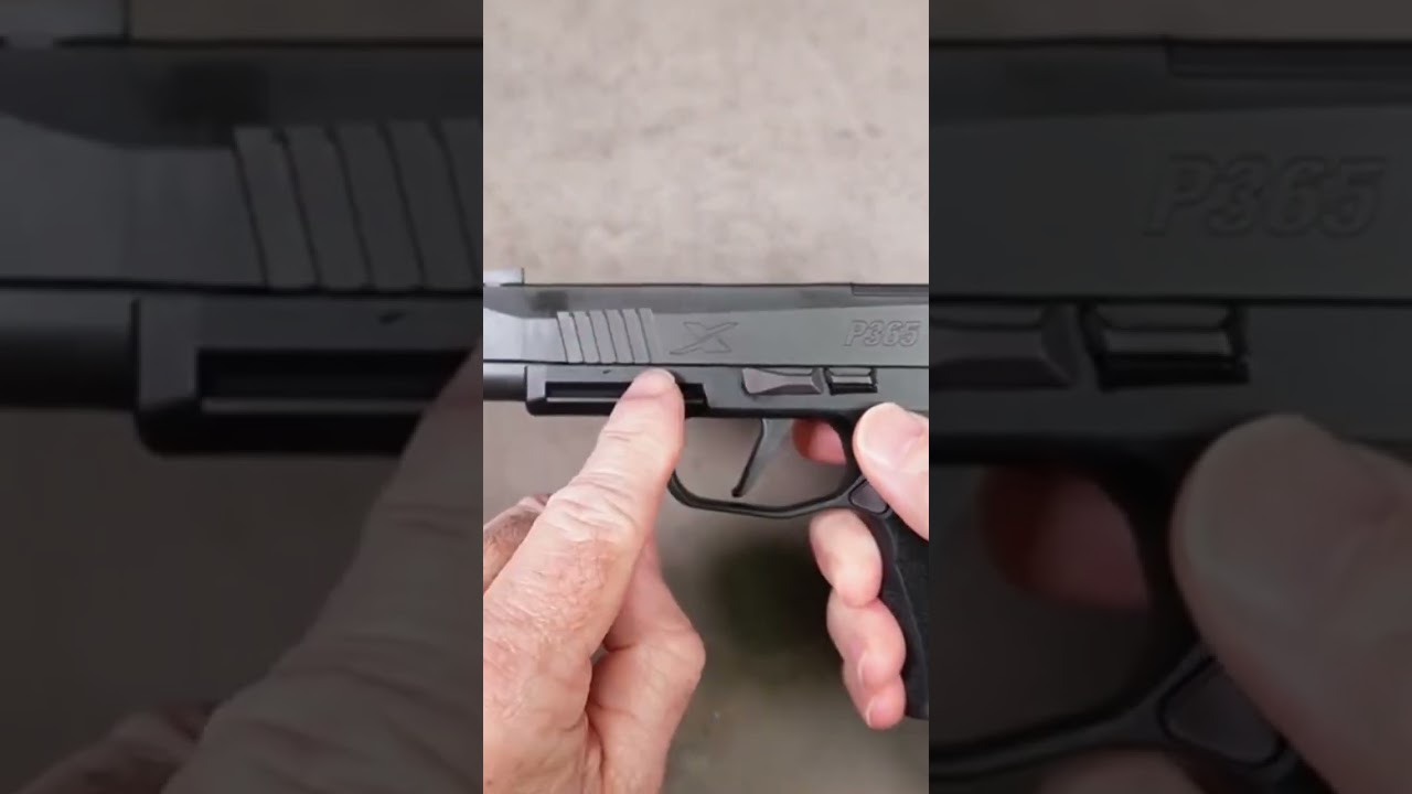 Quirky Sig P365 or P365XL Reassembly Tip  #sigsauer #sigp365