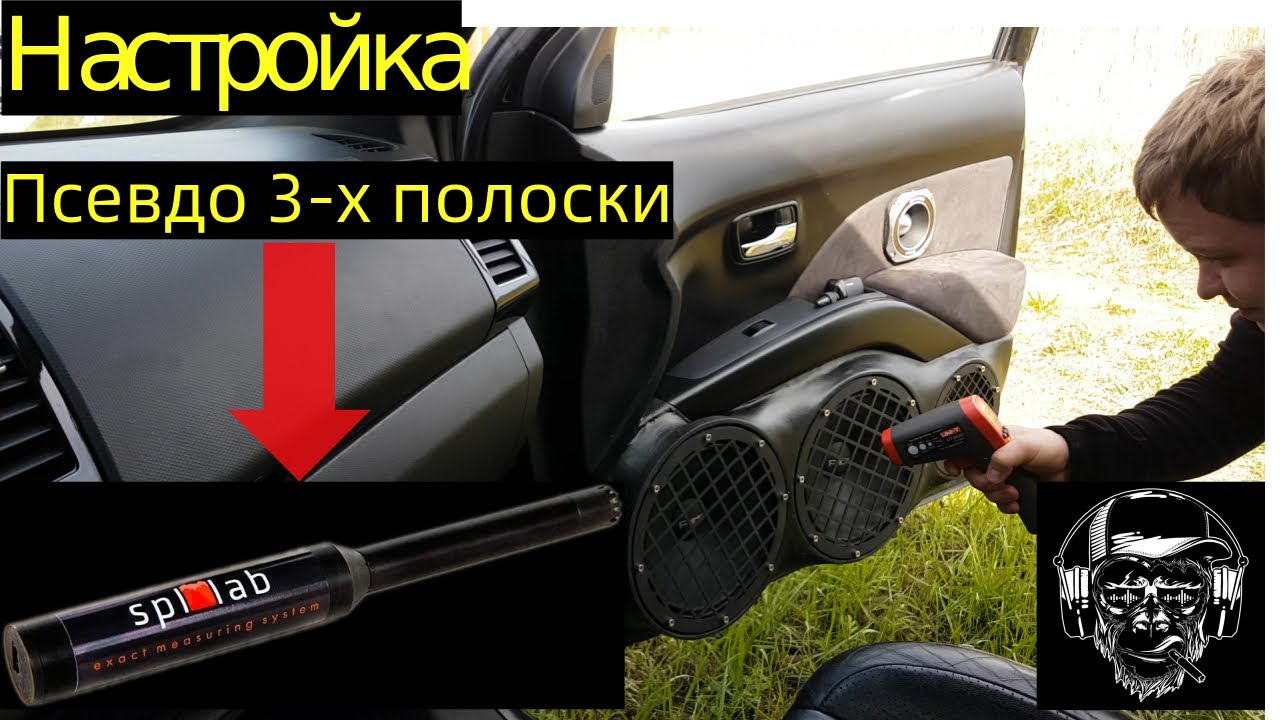 Настройка системы с помощью  SPL-LAB USB NOISE METER (PRO EDITION)