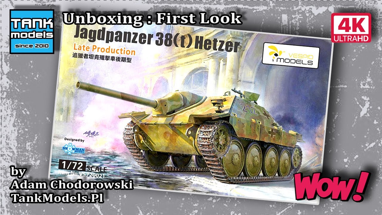 Unboxing 243 - Jagdpanzer Hetzer Late - Vespid Models 720021