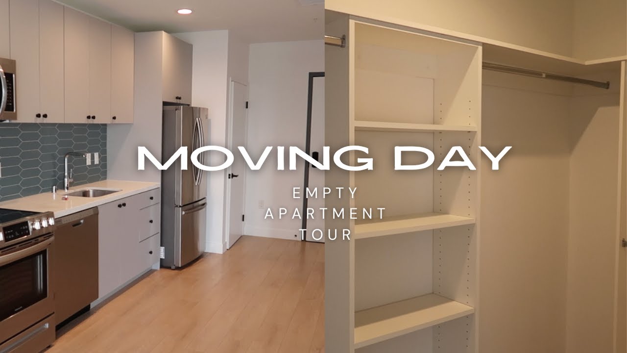 MOVING DAY | Empty Apartment tour