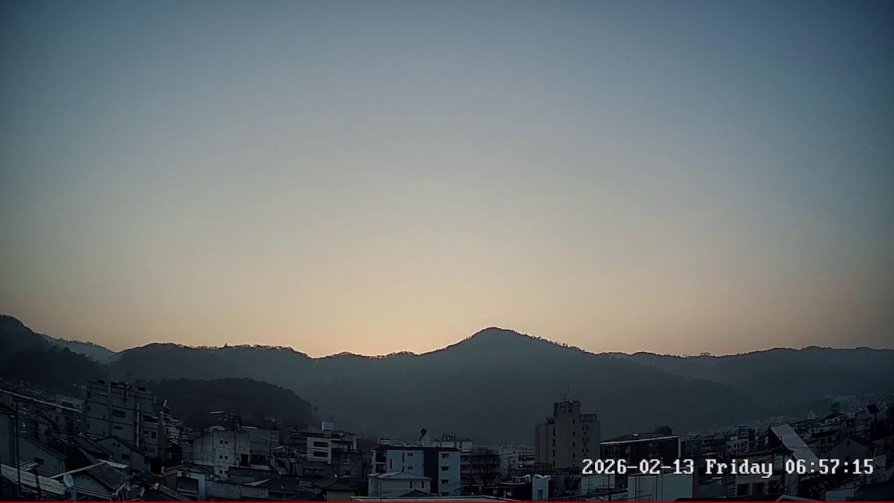 京都府京都市左京区大文字山ライブカメラ Kyoto Kyotoshi Live camera.world.cam