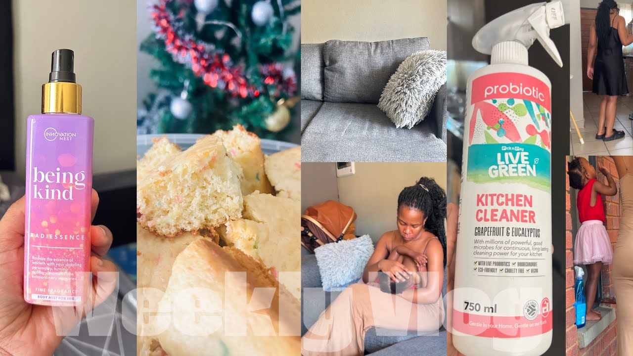 |Baking, Deep Cleaning with my Toddler| |Cockroaches Here | |Christmas Tree Take Down| #vlog
