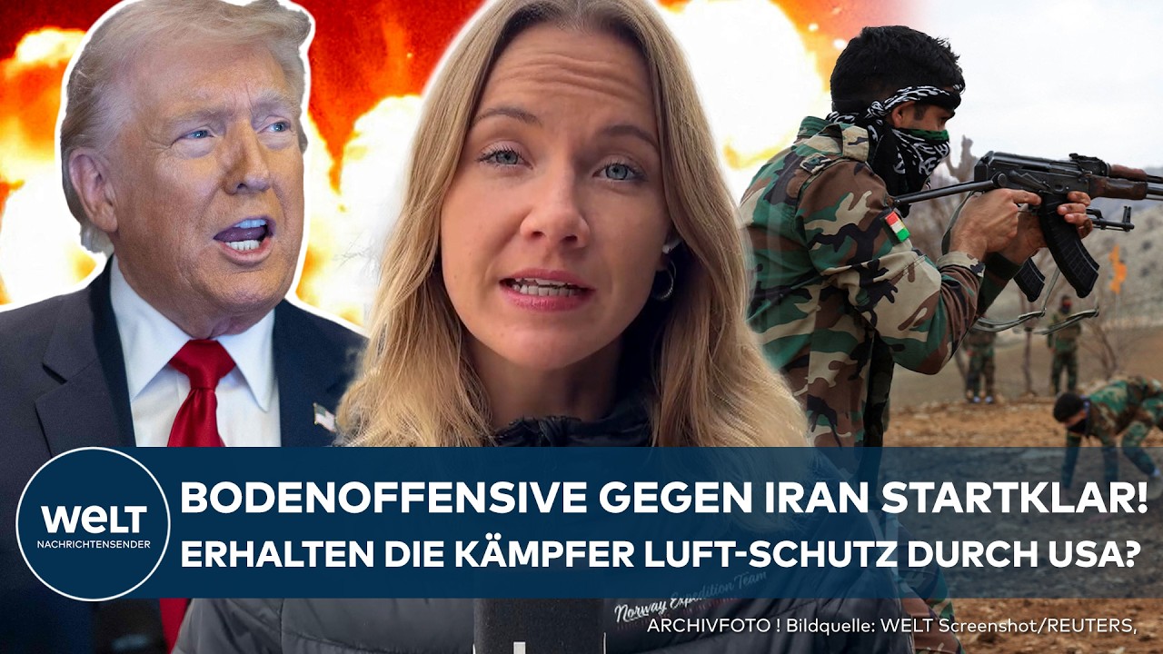 KRIEG GEGEN IRAN: Kurdische Bodenoffensive startklar - Luft-Schutz durch USA denkbar?