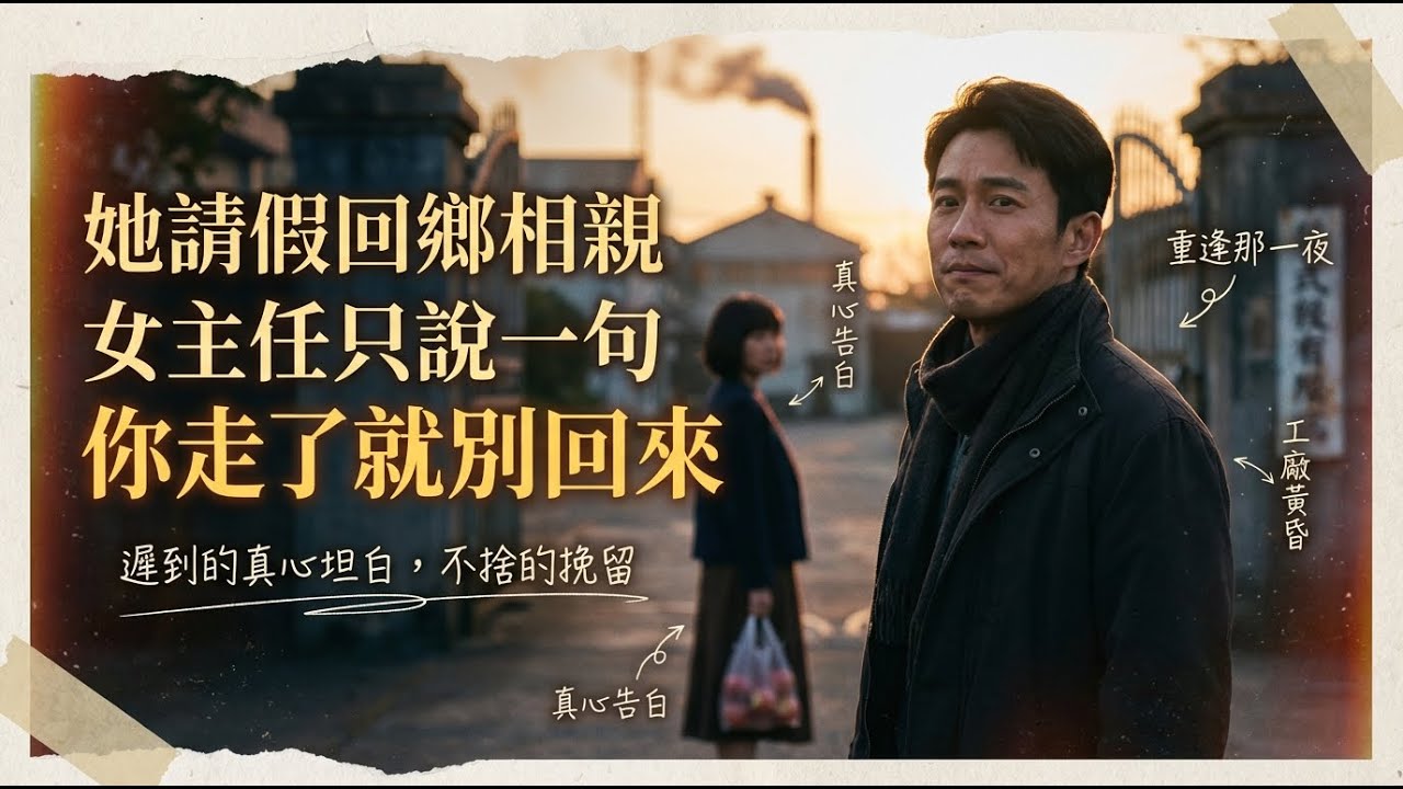 他請假回鄉相親，女主任只說一句：你走了就別回來