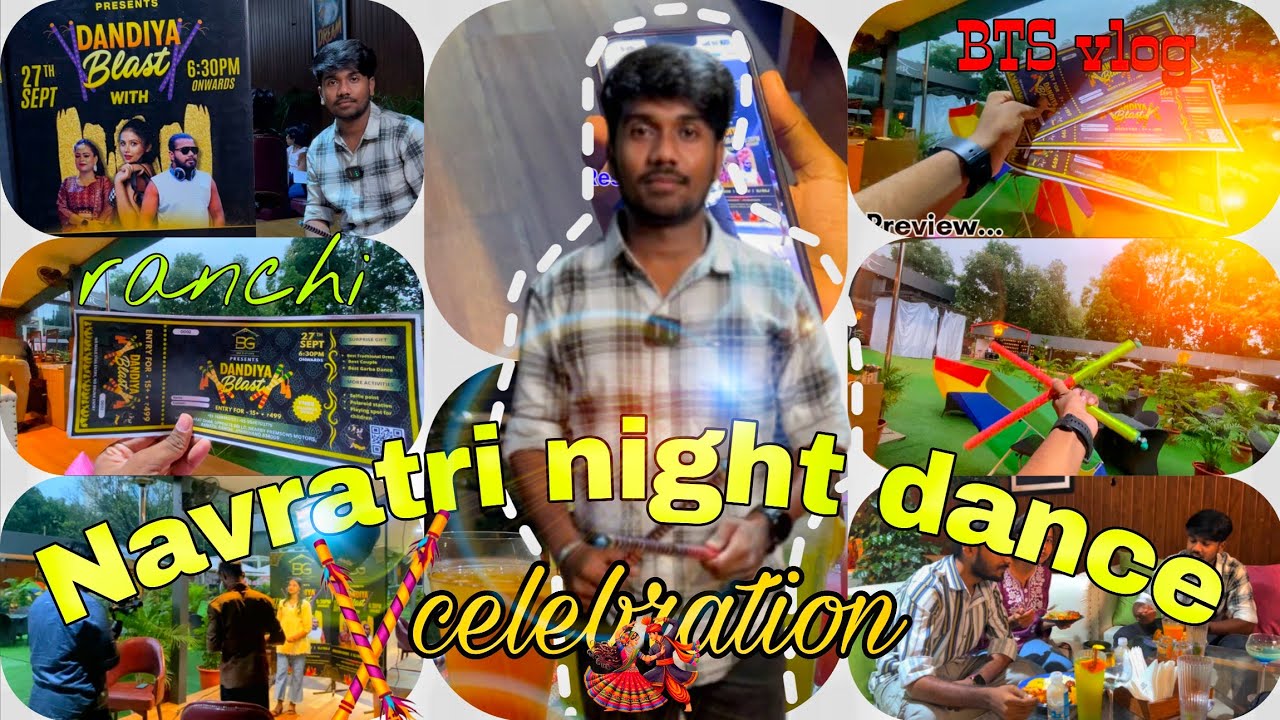 Ranchi Navratri festival 🎇Garba event 2025 || Navratri celebration 🎊 #navratri #garba #durgapuja