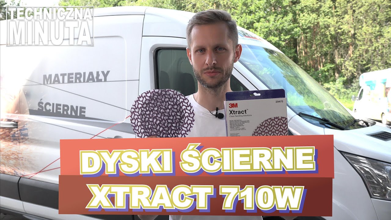 Dyski ścierne 3M XTract 710W - Techniczna Minuta