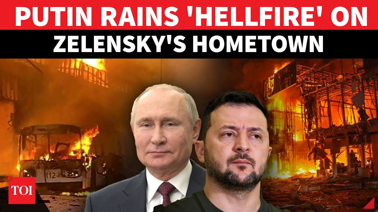 Putin's Revenge After Ukraine Targets Russian Oil; Missile-Drone Blitz BURNS Zelensky's Hometown