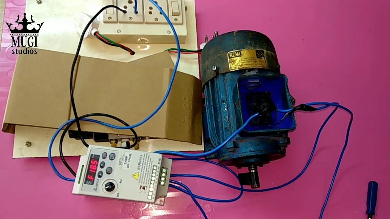 VFD DRIVE (DELTA) L SERIES &ndash;SPEED AND DIRECTION CONTROL OF AC MOTOR VFD Explanation In Tamil #VDF