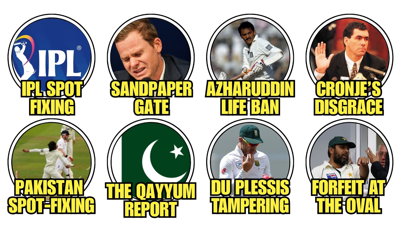 Every Cricket SCANDAL Explained in 13 Minutes: Match Fixing, Bans & Sandpapergate (Part 1)