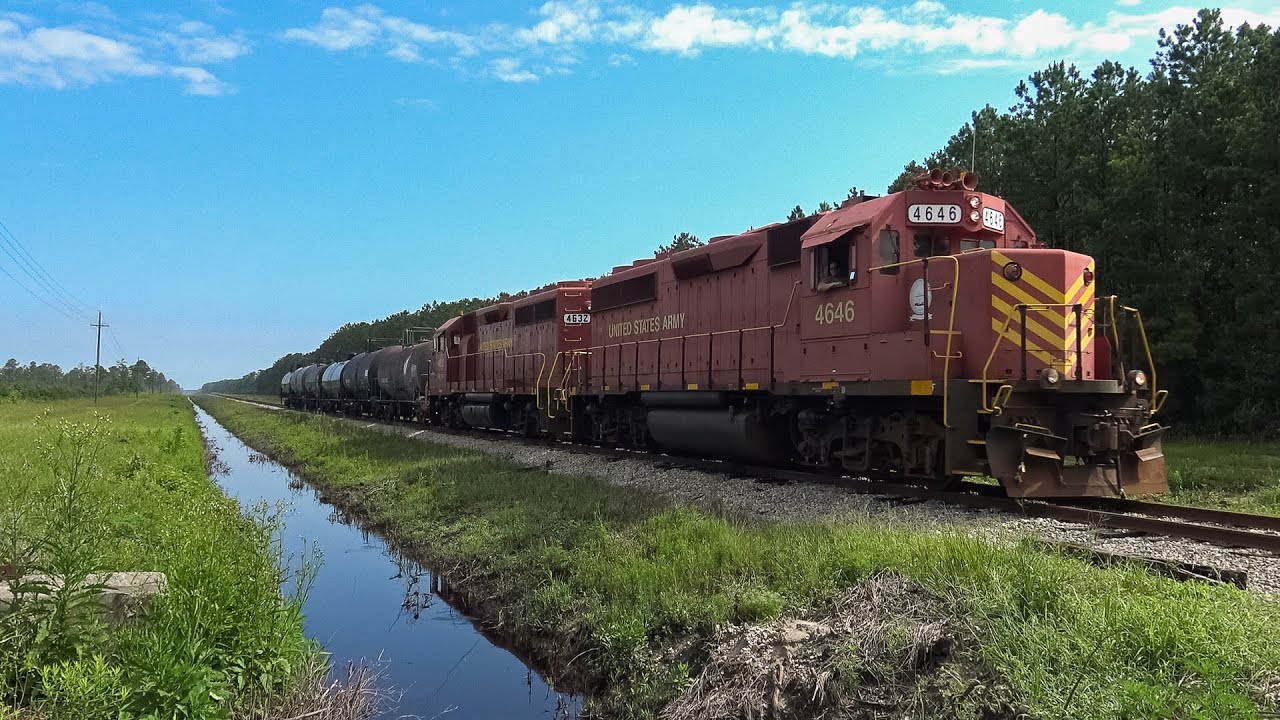 US Army Road Train in Leland, NC Heading for Military Ocean Terminal Sunny Point (MOTSU)