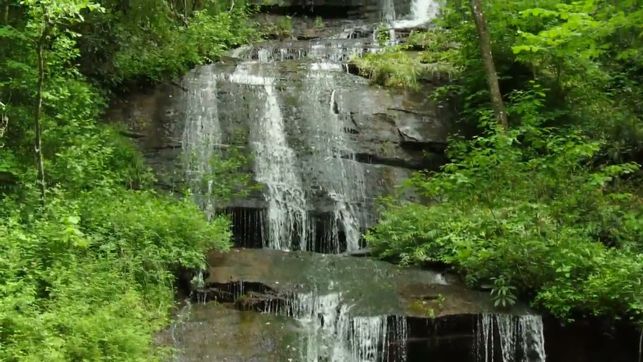 Tom Branch Falls in the Great Smoky Mountains on May 11, 2024