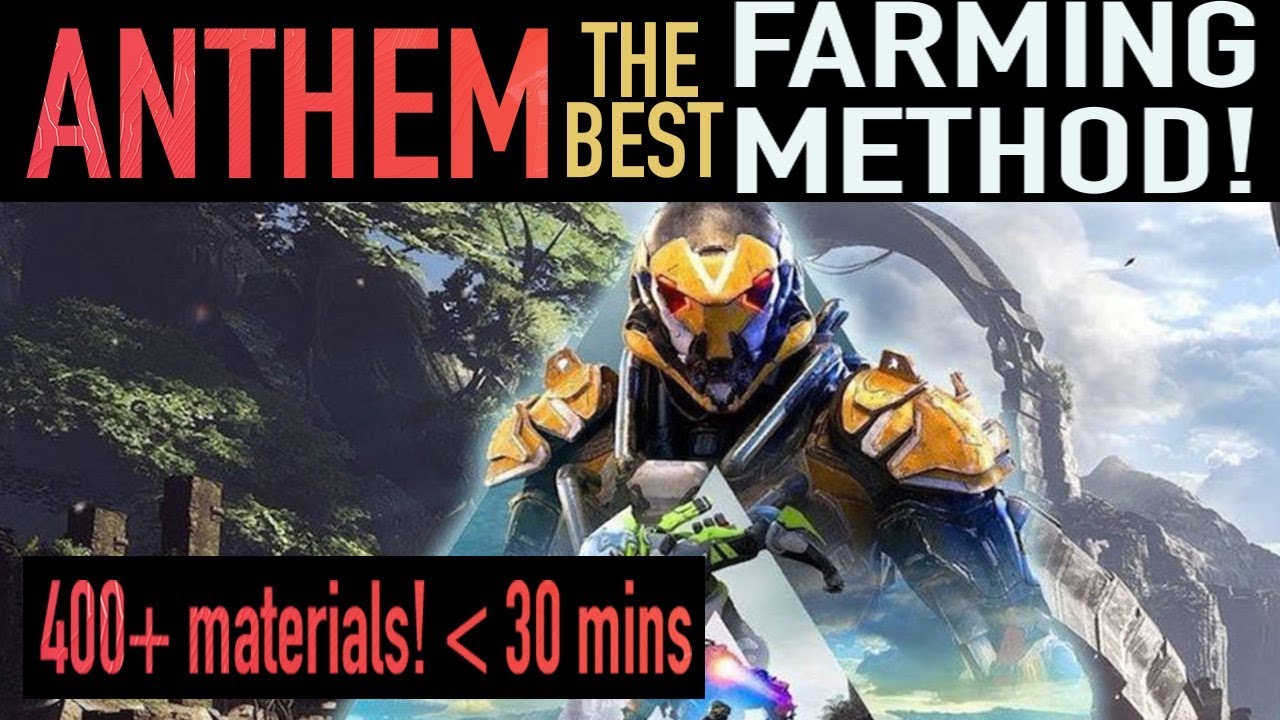 🎮 ANTHEM | BEST Farming Method for Crafting. Fast Chimeric alloy and compound, MASTERWORK EMBERs!