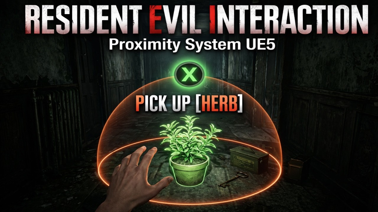 UE5 Interface-Based Proximity Interactions - Full Implementation [Part 1]