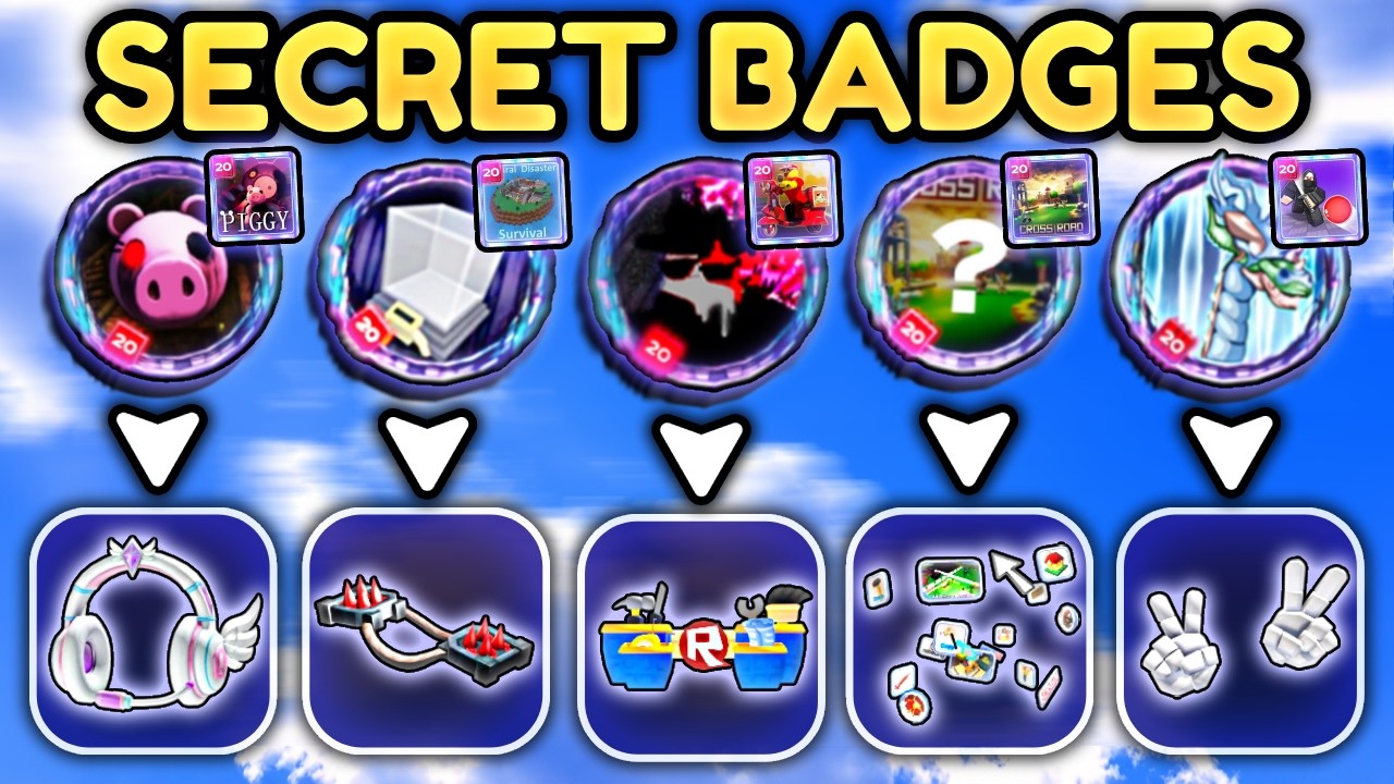 How To Get ALL 5 SECRET BADGES! (The Hunt: Roblox 20)