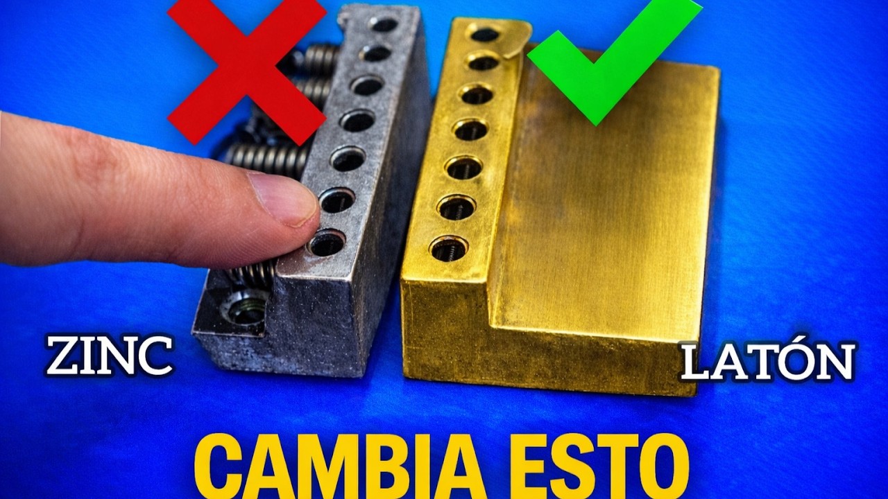 ¿Tu Stratocaster no tiene sustain? Cambia el bloque del trémolo