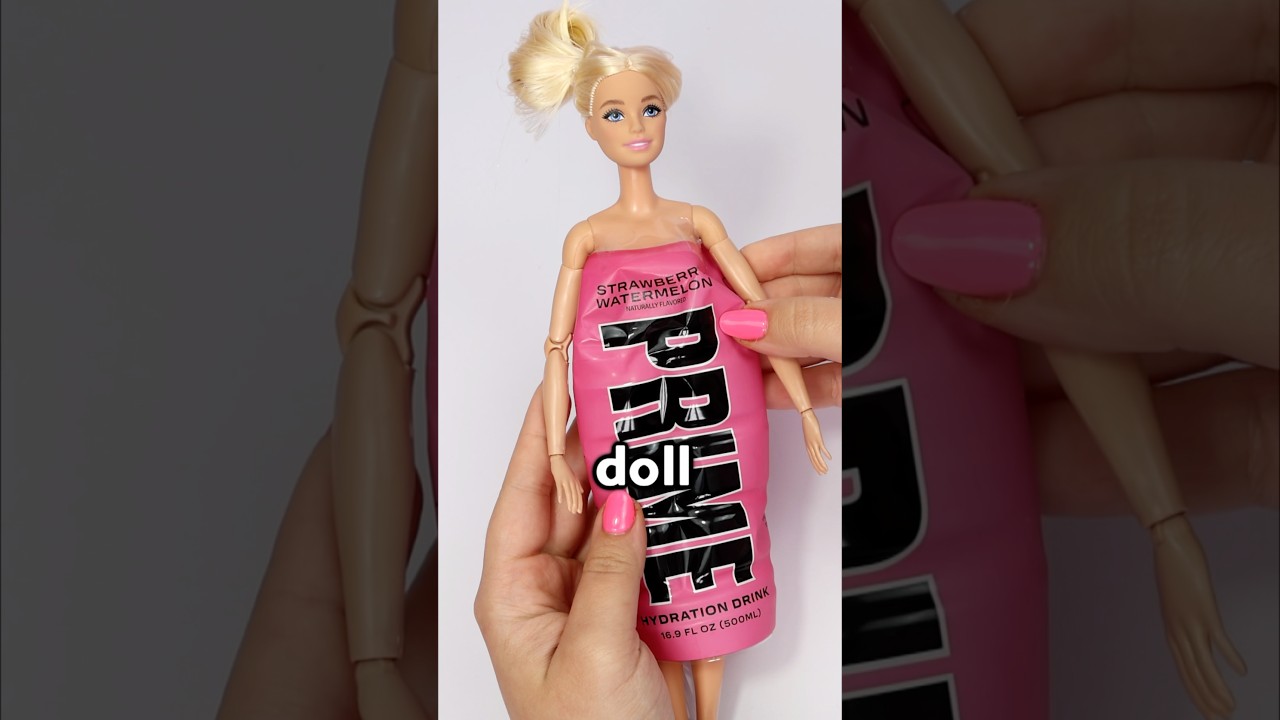 Giving Barbie a Plastic Wrap Dress