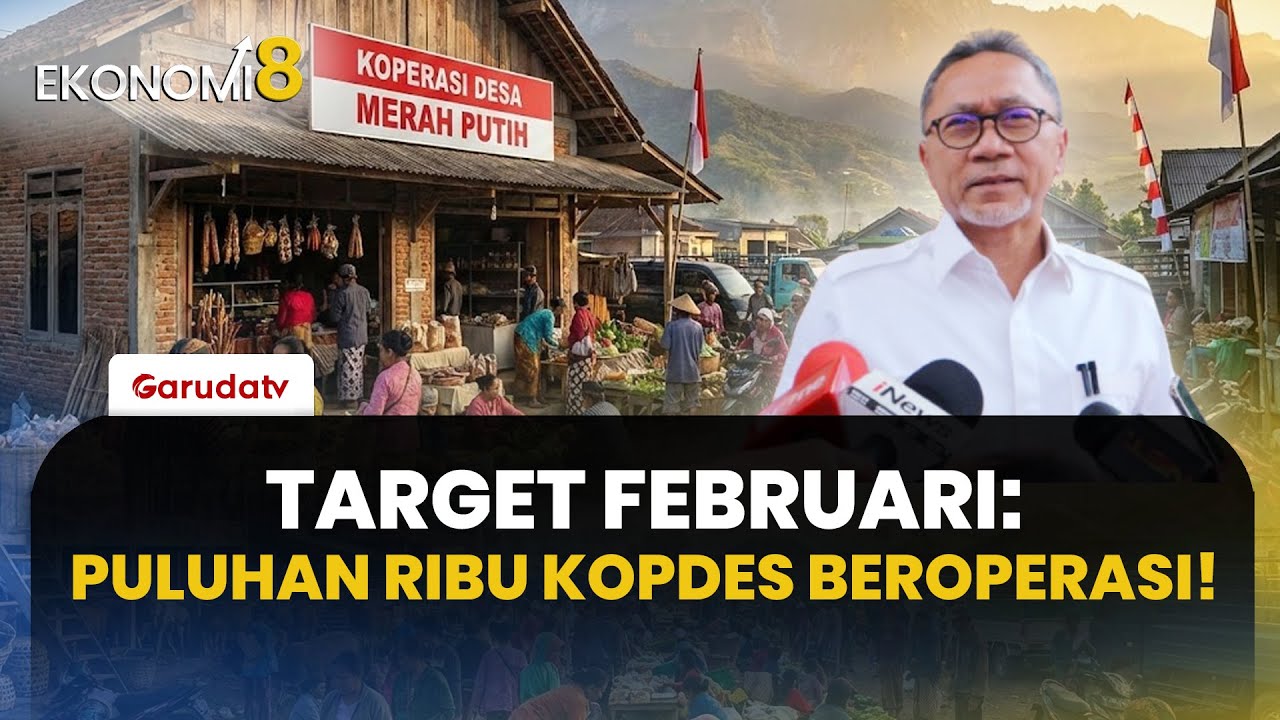 Siap Beroperasi! Menko Pangan Targetkan Puluhan Ribu Kopdes Merah Putih Rampung Februari 2026