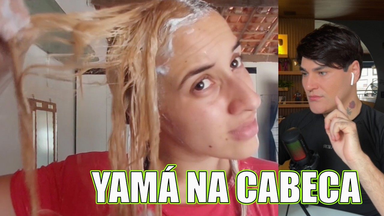 DESCOLORINDO O CABELO COM PÓ DESCOLORANTE YAMÁ E OX DE 30