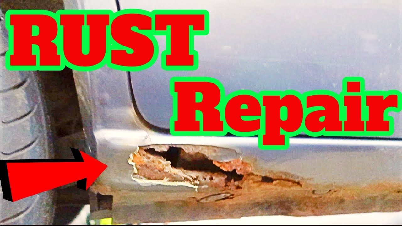 NO SPECIAL TOOLS RUST REPAIR At Home With Better Results Then A Auto Body Shop!