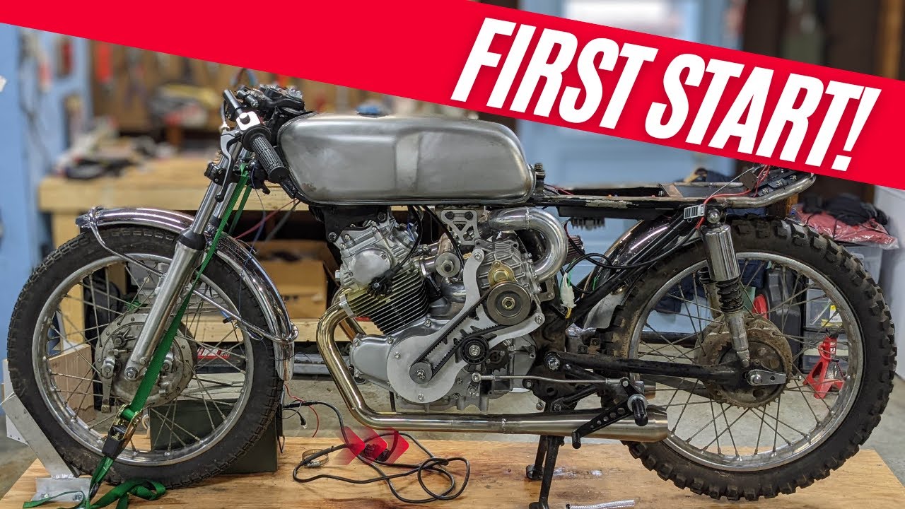 SUPERCHARGED HONDA CL175 || First start in 30 years