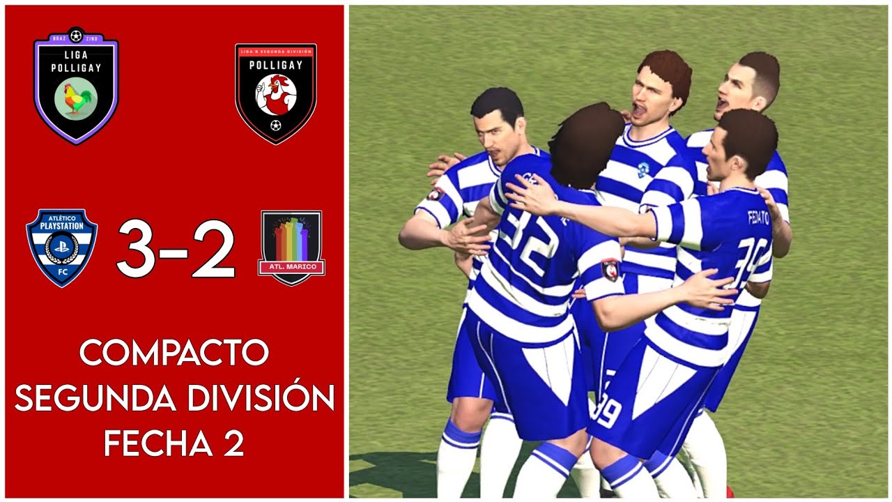 Atlético PlayStation 3-2 Atlético Maric II Liga Polligay B, Fecha 2
